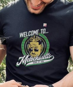 Carmelo Hayes WWE Autographed Welcome To Melochusetts T Shirt 2 Carmelo Hayes WWE Autographed Welcome To Melochusetts T Shirt