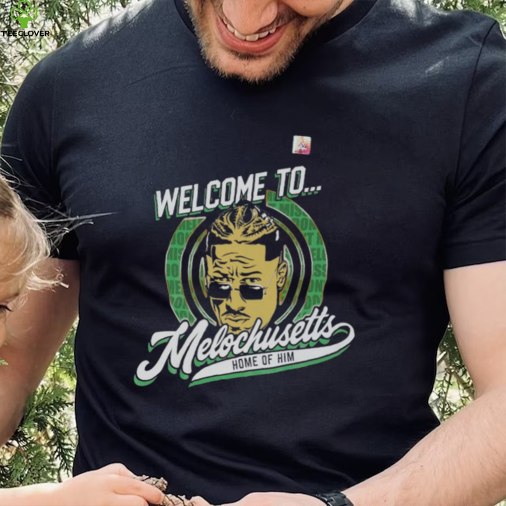 Carmelo Hayes WWE Autographed Welcome To Melochusetts T Shirt Carmelo Hayes WWE Autographed Welcome To Melochusetts T Shirt