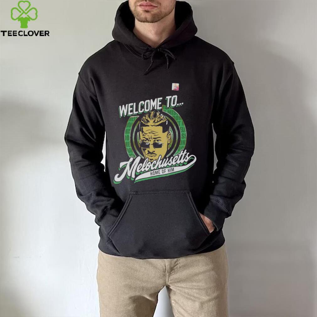Carmelo Hayes WWE Autographed Welcome To Melochusetts T Shirt Carmelo Hayes WWE Autographed Welcome To Melochusetts T Shirt