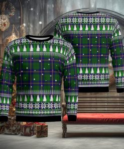 Carmichael Modern Tartan Christmas Ugly Sweater 3D Gift For Men And Women