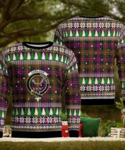 Carnegie Modern Crest Tartan Christmas Ugly Sweater 3D Gift For Men And Women