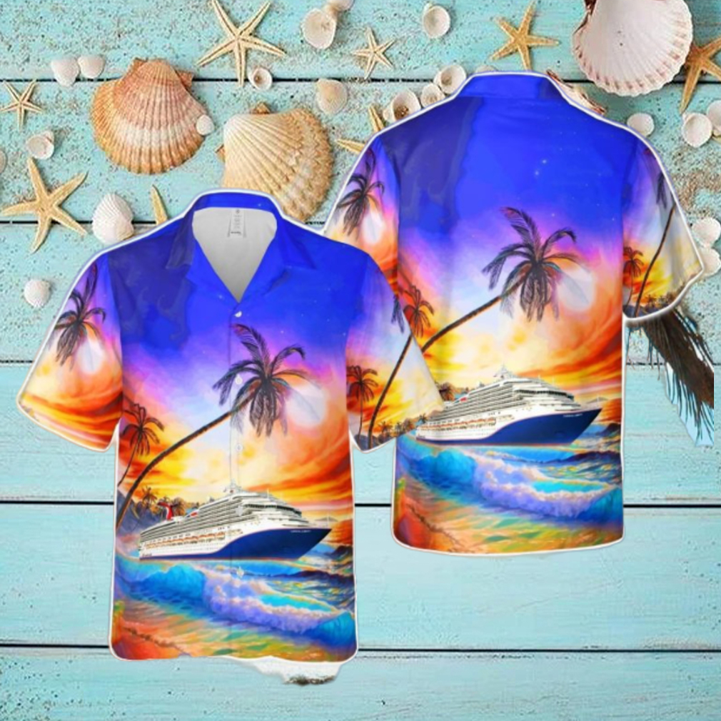 Carnival Cruise Line Carnival Liberty Hawaiian Shirt Beach Hoilday Summer Gift Carnival Cruise Line Carnival Liberty Hawaiian Shirt Beach Hoilday Summer Gift