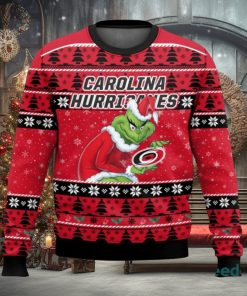 Carolina Hurricanes Grinch AOP Ugly Christmas Sweater Christmas Gift For Men And Women