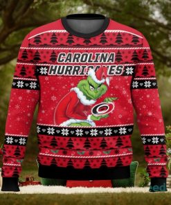 Carolina Hurricanes Grinch AOP Ugly Christmas Sweater Christmas Gift For Men And Women