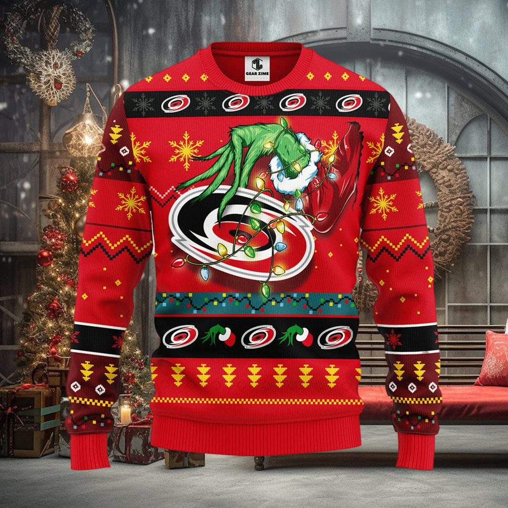 Carolina hurricanes christmas clearance sweater