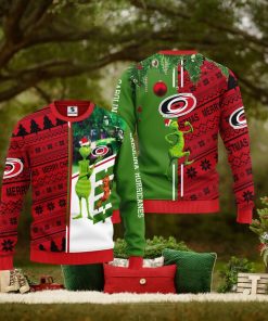Carolina Hurricanes Grinch & Scooby doo Christmas Ugly Sweater