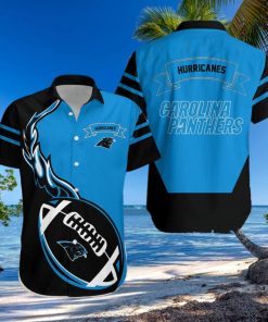 Carolina Hurricanes NHL Flame Ball Hawaiian Shirt