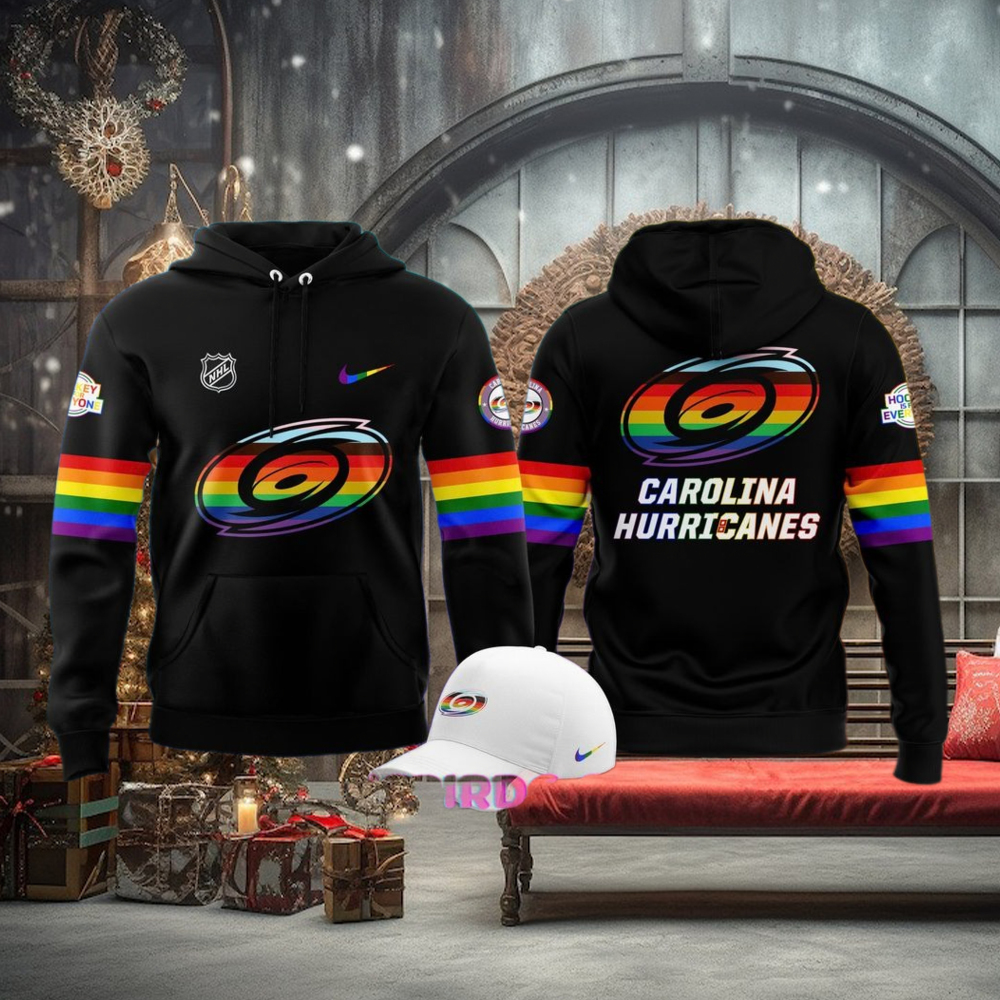 Carolina Hurricanes Pride Night 2025 Black Hoodie Carolina Hurricanes Pride Night 2025 Black Hoodie