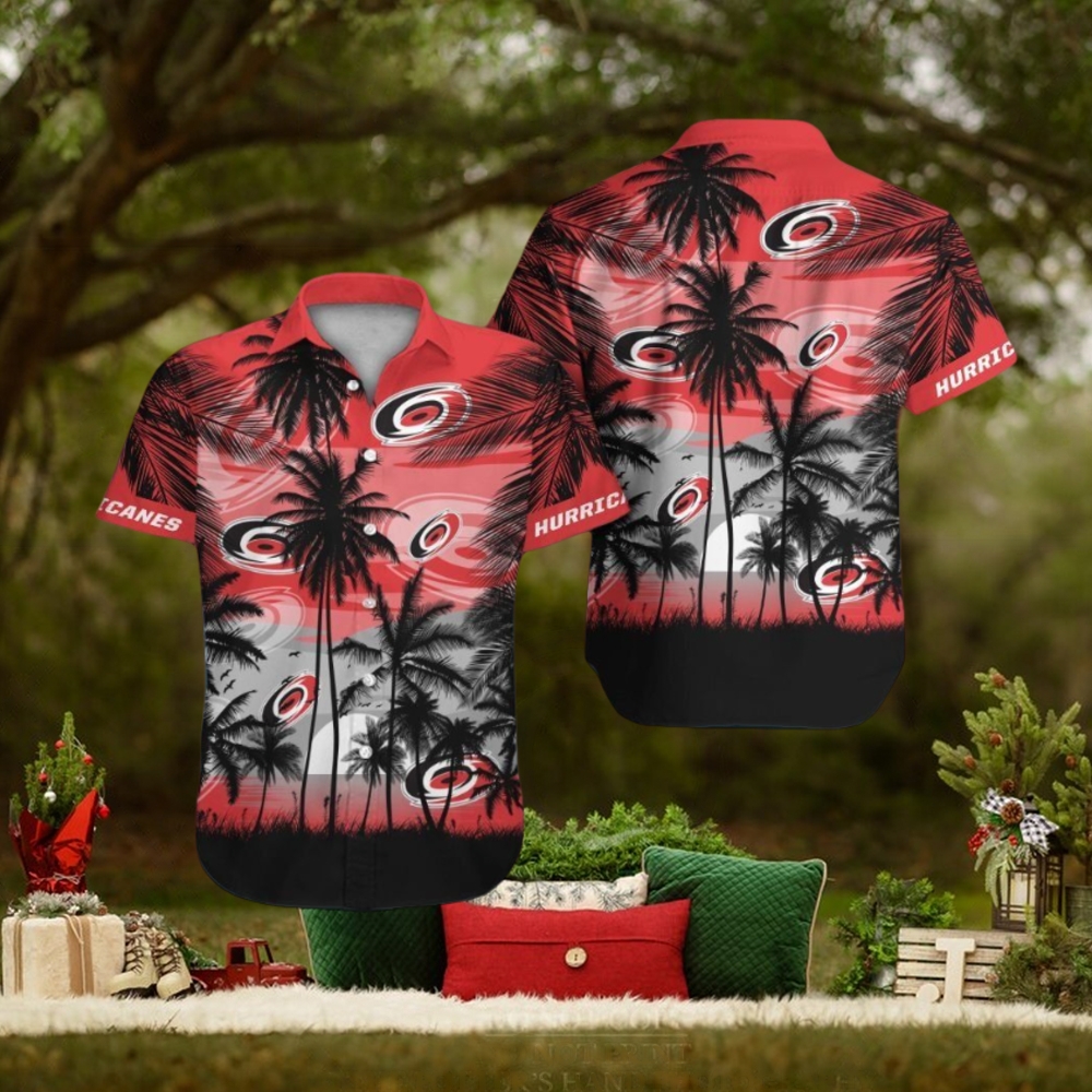 Carolina Hurricanes Short Sleeve Button Up Tropical Shirt Hawaiian Shirt Carolina Hurricanes Short Sleeve Button Up Tropical Shirt Hawaiian Shirt