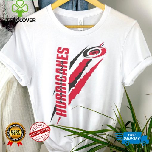 Carolina Hurricanes Starter White Color Scratch T Shirt