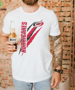 Carolina Hurricanes Starter White Color Scratch T Shirt