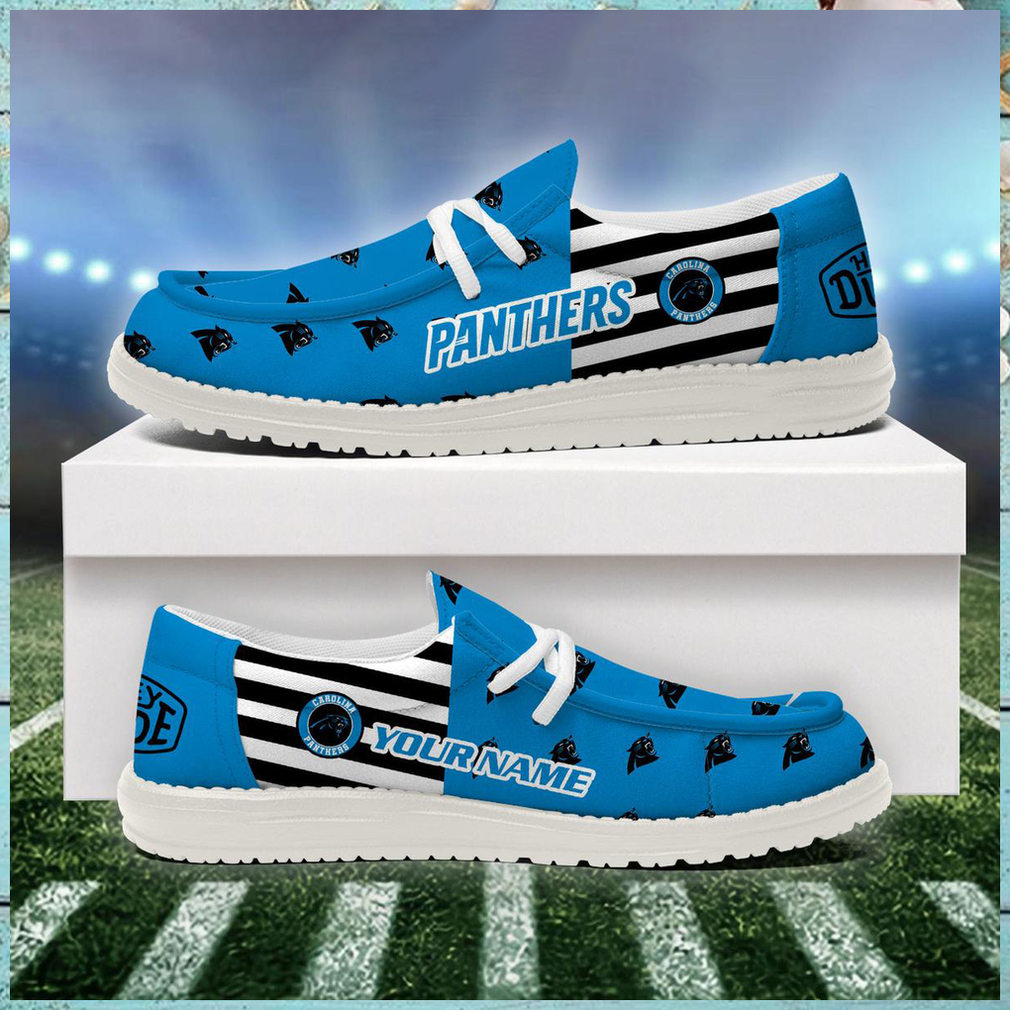 Carolina Panthers 2024 Version Personalized Hey Dude Shoes Carolina Panthers 2024 Version Personalized Hey Dude Shoes