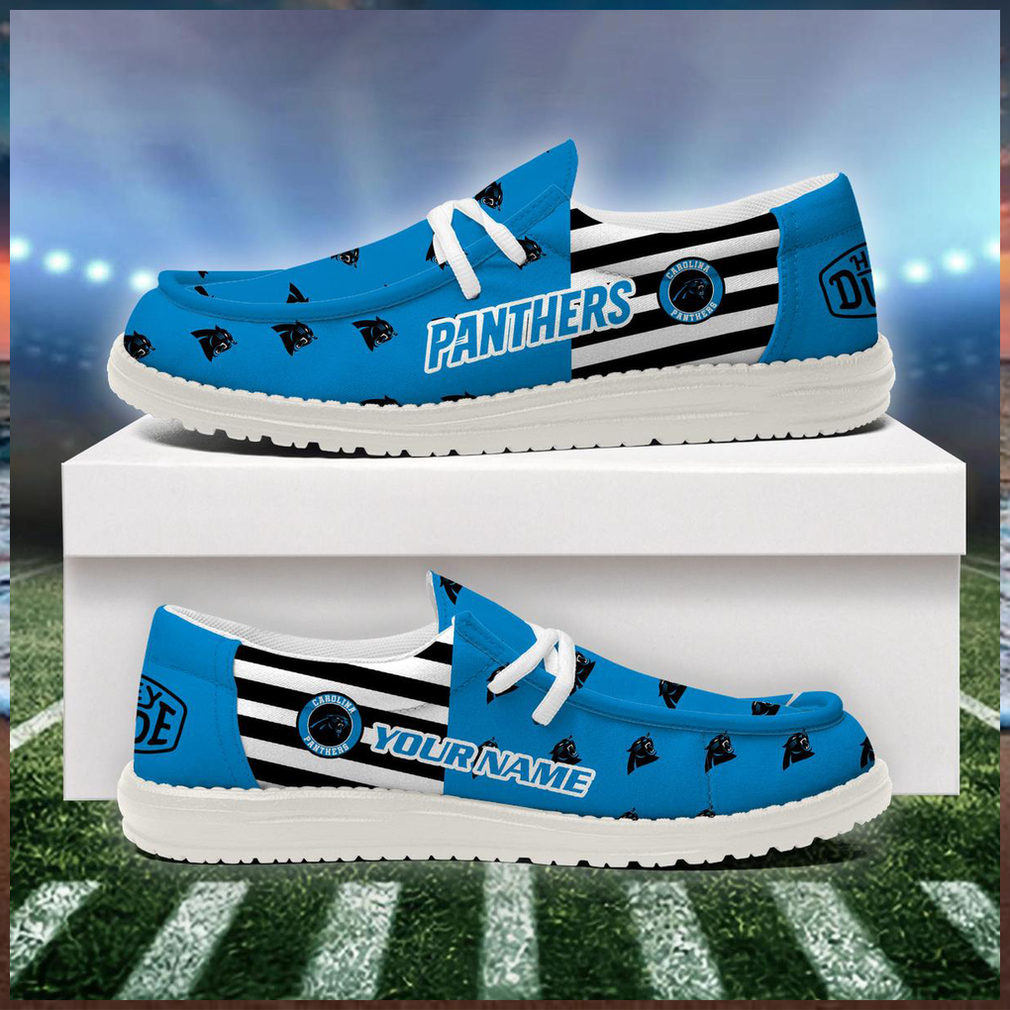 Carolina Panthers 2024 Version Personalized Hey Dude Shoes Carolina Panthers 2024 Version Personalized Hey Dude Shoes