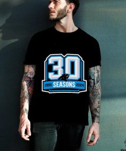 Carolina Panthers 30th Anniversary 1995 2024 Logo Shirt