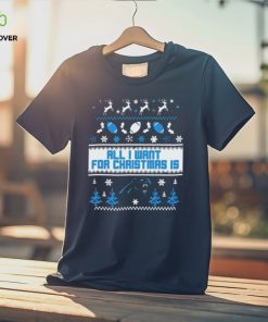 Carolina Panthers All I Want For Christmas Is Ugly Christmas Shirt