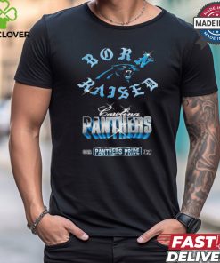 Carolina Panthers Born x Raised Black Chrome Rocker Shirt