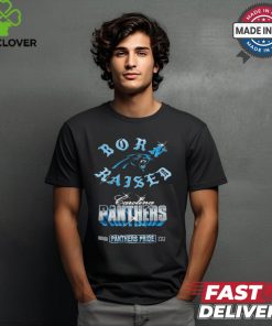 Carolina Panthers Born x Raised Black Chrome Rocker Shirt