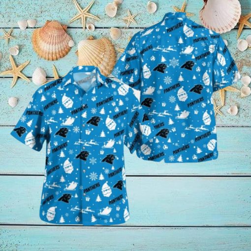 Carolina Panthers Christmas Hawaiian Shirt Beach Gift Fans For Men And Women