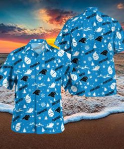 Carolina Panthers Christmas Hawaiian Shirt Beach Gift Fans For Men And Women