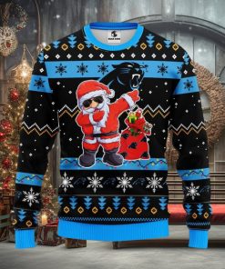 Carolina Panthers Dabbing Santa Claus Christmas Ugly Sweater Sport Christmas Gift Ideas