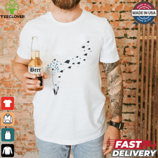 Carolina Panthers Floral Dandelion Shirt