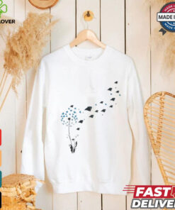 Carolina Panthers Floral Dandelion Shirt