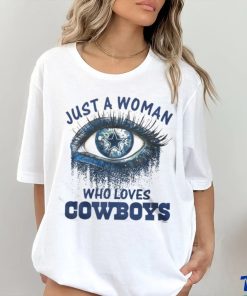 Carolina Panthers Fooball Shirt, Just A Woman Who Lover Cowboys T Shirt