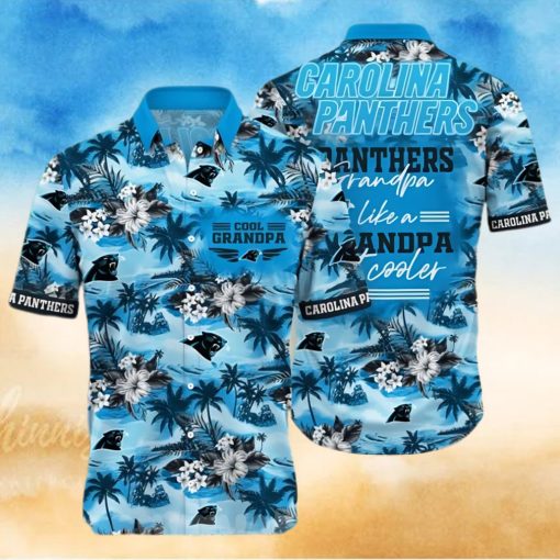 Carolina Panthers For Grandparent Full Printing Hawaiian Shirt