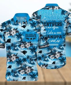 Carolina Panthers For Grandparent Full Printing Hawaiian Shirt