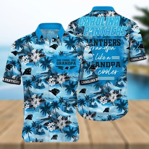 Carolina Panthers For Grandparent Full Printing Hawaiian Shirt