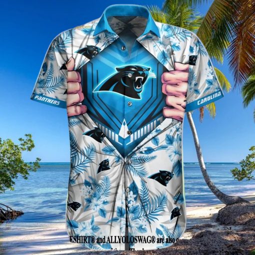 Carolina Panthers Grateful Dead Full Printed Hawaiian Shirt