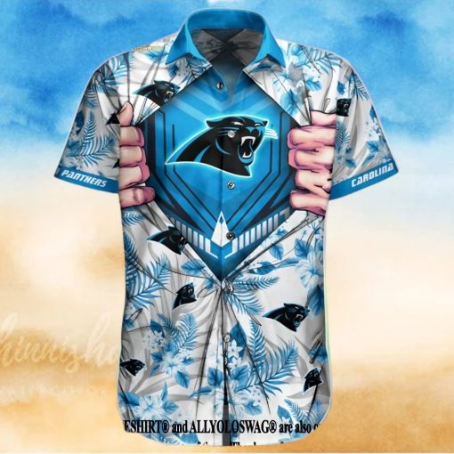 Carolina Panthers Grateful Dead Full Printed Hawaiian Shirt