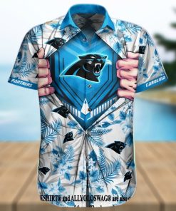 Carolina Panthers Grateful Dead Full Printed Hawaiian Shirt