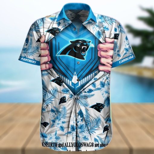 Carolina Panthers Grateful Dead Full Printed Hawaiian Shirt