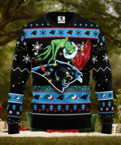 Carolina Panthers Grinch Christmas Ugly Sweater