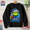 Baltimore Ravens Grinch wearing Santa hat Christmas 2024 shirt