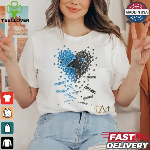 Carolina Panthers Heart Shirt
