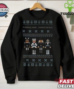 Carolina Panthers Holiday Nutcracker Sweater T Shirt