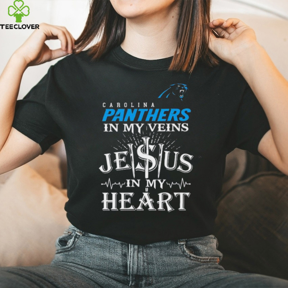 Carolina Panthers In My Vien Jesus In My Heart Logo Shirt Carolina Panthers In My Vien Jesus In My Heart Logo Shirt