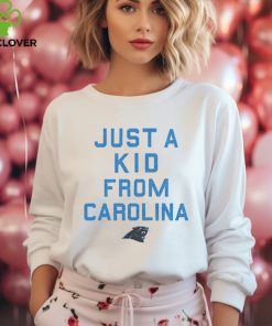 Carolina Panthers Just A Kid From Carolina Shirt