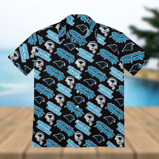 Carolina Panthers Men s Short Sleeve Shirt Hawaiian Shirts Button T Shirt Top