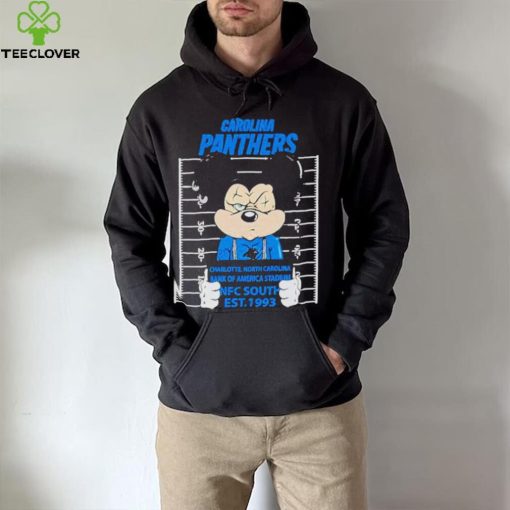 Carolina Panthers Mickey Mouse Charlotte North Carolina Bank Of America Stadium Nfc South Est 1993 Shirt