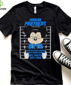 Carolina Panthers Mickey Mouse Charlotte North Carolina Bank Of America Stadium Nfc South Est 1993 Shirt