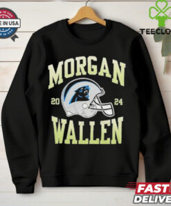 Carolina Panthers NFL 2024 Morgan Wallen 18th October at Bank of America Stadium Shirt