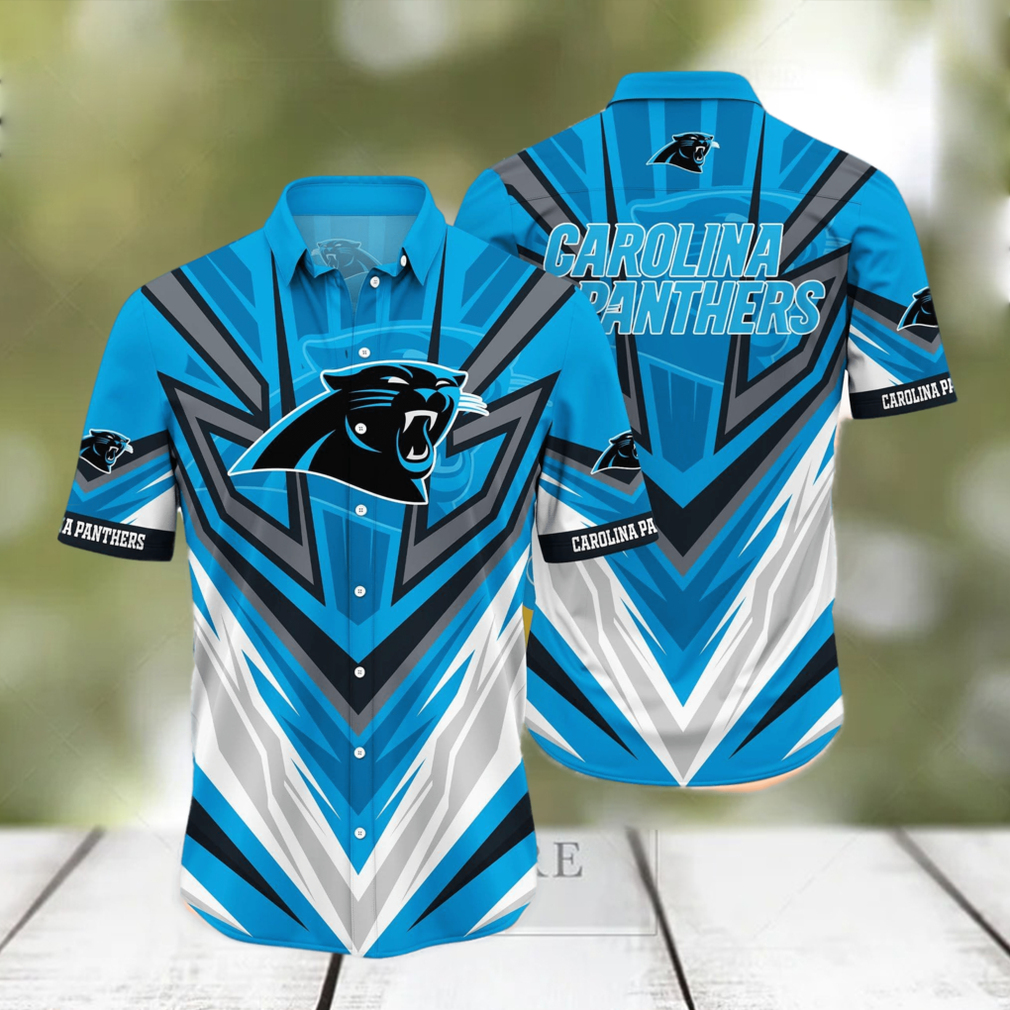 Carolina Panthers NFL All Over Print Hawaiian Shirt Carolina Panthers NFL All Over Print Hawaiian Shirt