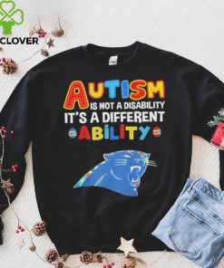 Carolina Panthers NFL Autism Is Not A Disability 2024 Shirt