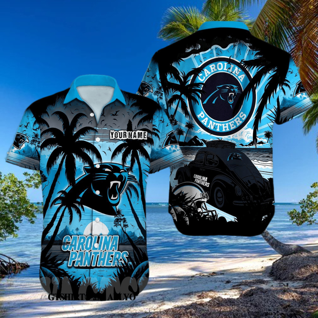 Carolina Panthers NFL Custom 3D Full Print Hawaiian Shirt Carolina Panthers NFL Custom 3D Full Print Hawaiian Shirt