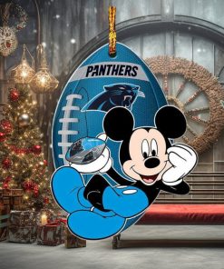 Carolina Panthers NFL Disney Mickey Mouse Xmas Gifts For Fans Personalized Christmas Tree Decorations Ornament