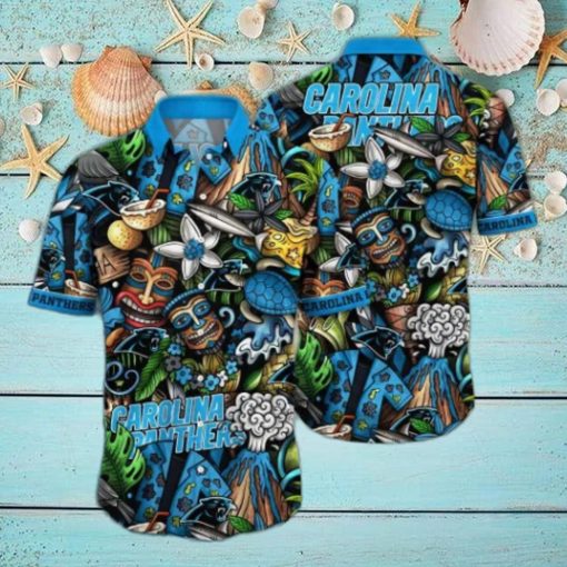 Carolina Panthers NFL Flower Hawaii Shirt And Thoodie, sweater, longsleeve, shirt v-neck, t-shirt For Fans