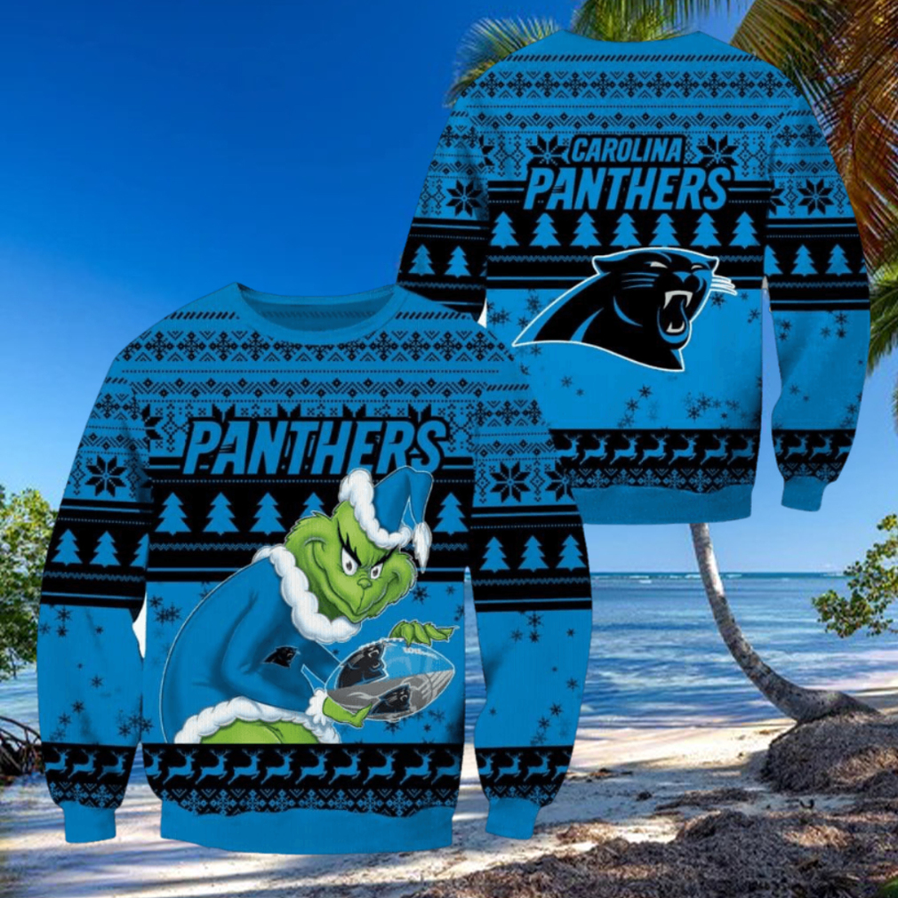 Carolina Panthers Christmas Reindeer Ugly Christmas Sweater For Fans -  Freedomdesign